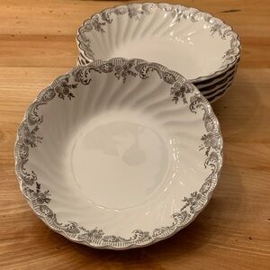 JOHNSON BROs England set of six IRONSTONE Bowls.